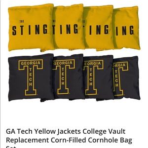 Georgia tech set of 8 corn hole bags